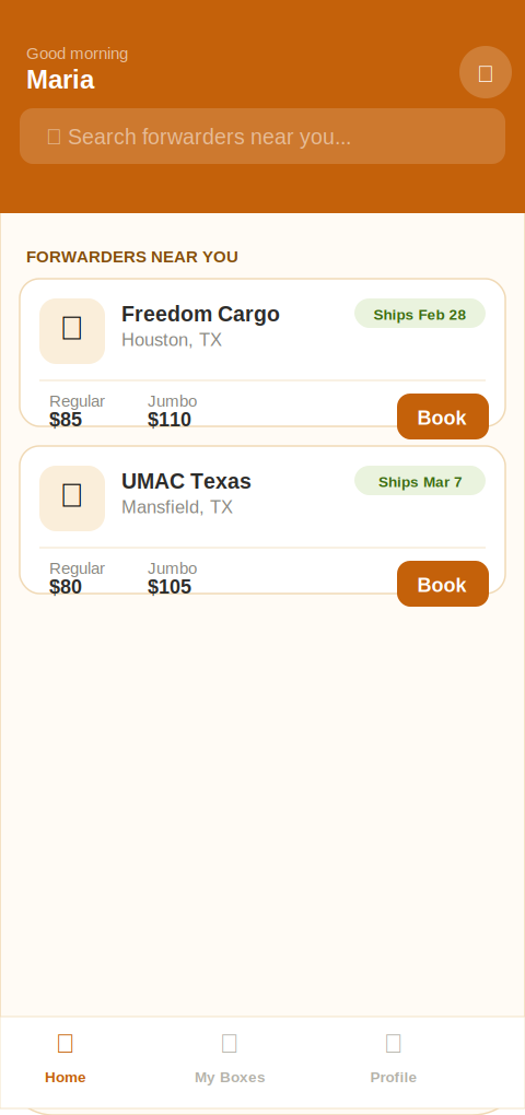 Browse local forwarders